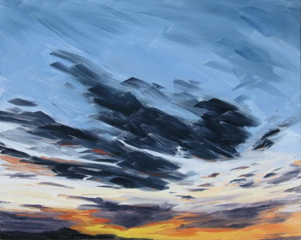 black clouds