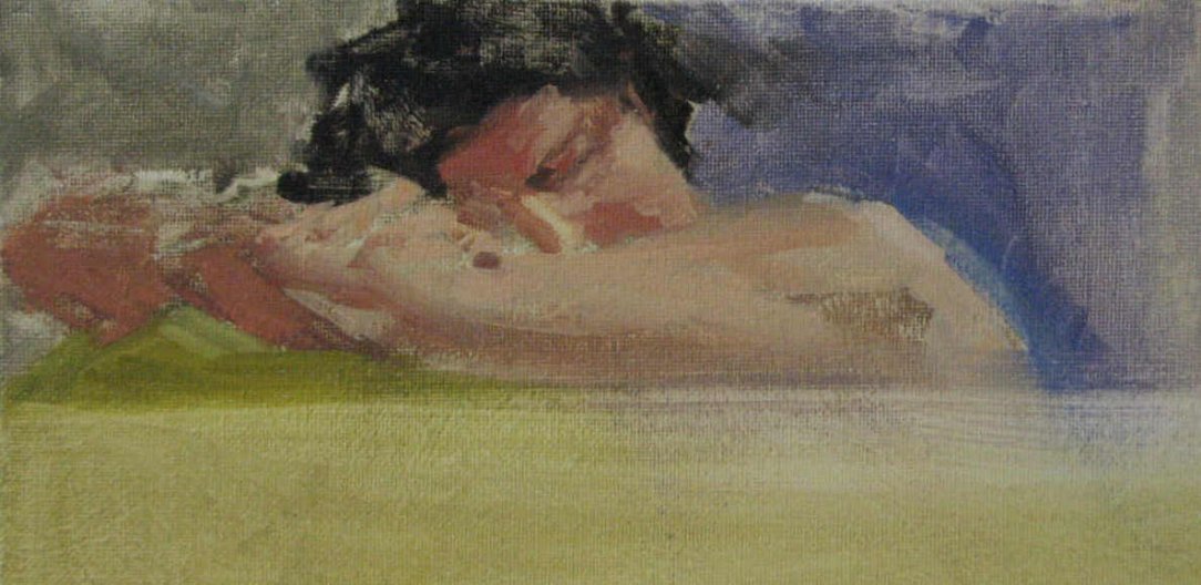 Woman Propped